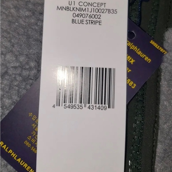 POLO Ralph Lauren Men's Full-Zip PONY Sherpa Fleece Jacket in grey (MEDIUM) -NWT - Picture 5 of 12